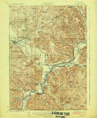 Randolph New York Historical topographic map, 1:62500 scale, 15 X 15 Minute, Year 1923