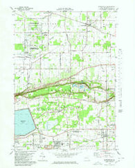 Ransomville New York Historical topographic map, 1:25000 scale, 7.5 X 7.5 Minute, Year 1980