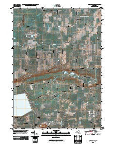Ransomville New York Historical topographic map, 1:24000 scale, 7.5 X 7.5 Minute, Year 2010