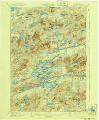 Raquette Lake New York Historical topographic map, 1:62500 scale, 15 X 15 Minute, Year 1903