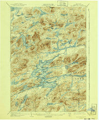 Raquette Lake New York Historical topographic map, 1:62500 scale, 15 X 15 Minute, Year 1903