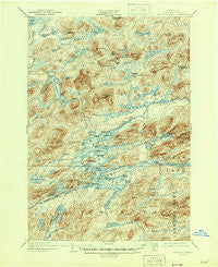 Raquette Lake New York Historical topographic map, 1:62500 scale, 15 X 15 Minute, Year 1903