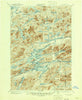 Raquette Lake New York Historical topographic map, 1:62500 scale, 15 X 15 Minute, Year 1903