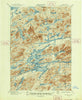 Raquette Lake New York Historical topographic map, 1:62500 scale, 15 X 15 Minute, Year 1903