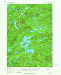 Raquette Lake New York Historical topographic map, 1:62500 scale, 15 X 15 Minute, Year 1954