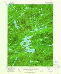 Raquette Lake New York Historical topographic map, 1:62500 scale, 15 X 15 Minute, Year 1954