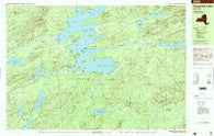 Raquette Lake New York Historical topographic map, 1:25000 scale, 7.5 X 15 Minute, Year 1997