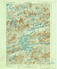 Raquette Lake New York Historical topographic map, 1:62500 scale, 15 X 15 Minute, Year 1903