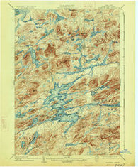 Raquette Lake New York Historical topographic map, 1:62500 scale, 15 X 15 Minute, Year 1903