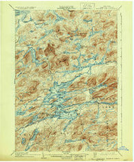 Raquette Lake New York Historical topographic map, 1:62500 scale, 15 X 15 Minute, Year 1903
