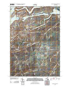 Raquette River New York Historical topographic map, 1:24000 scale, 7.5 X 7.5 Minute, Year 2010