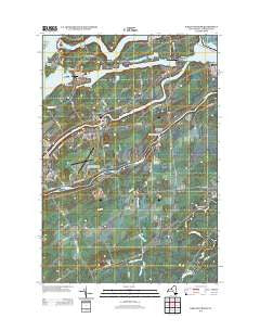 Raquette River New York Historical topographic map, 1:24000 scale, 7.5 X 7.5 Minute, Year 2013