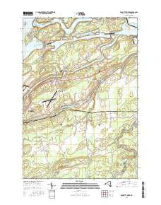 Raquette River New York Current topographic map, 1:24000 scale, 7.5 X 7.5 Minute, Year 2016