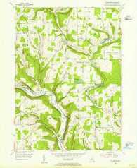 Rathbone New York Historical topographic map, 1:24000 scale, 7.5 X 7.5 Minute, Year 1953