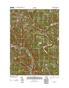 Rathbone New York Historical topographic map, 1:24000 scale, 7.5 X 7.5 Minute, Year 2013