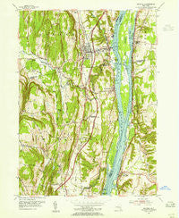Ravena New York Historical topographic map, 1:24000 scale, 7.5 X 7.5 Minute, Year 1953
