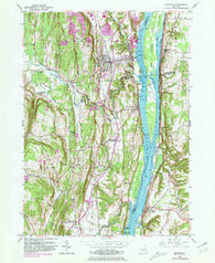 Ravena New York Historical topographic map, 1:24000 scale, 7.5 X 7.5 Minute, Year 1953