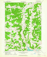 Rawson New York Historical topographic map, 1:24000 scale, 7.5 X 7.5 Minute, Year 1963