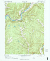 Readburn New York Historical topographic map, 1:24000 scale, 7.5 X 7.5 Minute, Year 1965