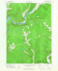 Readburn New York Historical topographic map, 1:24000 scale, 7.5 X 7.5 Minute, Year 1965