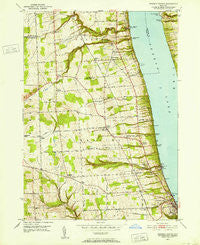 Reading Center New York Historical topographic map, 1:24000 scale, 7.5 X 7.5 Minute, Year 1950