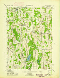 Red Creek New York Historical topographic map, 1:31680 scale, 7.5 X 7.5 Minute, Year 1943