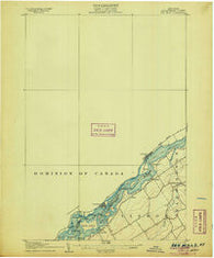 Red Mills New York Historical topographic map, 1:62500 scale, 15 X 15 Minute, Year 1906