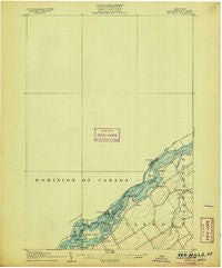 Red Mills New York Historical topographic map, 1:62500 scale, 15 X 15 Minute, Year 1906