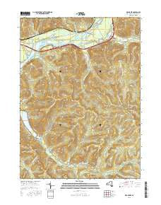 Red House New York Current topographic map, 1:24000 scale, 7.5 X 7.5 Minute, Year 2016