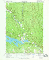 Redfield New York Historical topographic map, 1:24000 scale, 7.5 X 7.5 Minute, Year 1960