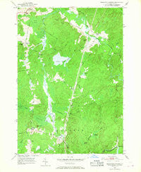 Remington Corners New York Historical topographic map, 1:24000 scale, 7.5 X 7.5 Minute, Year 1951