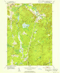 Remington Corners New York Historical topographic map, 1:24000 scale, 7.5 X 7.5 Minute, Year 1951