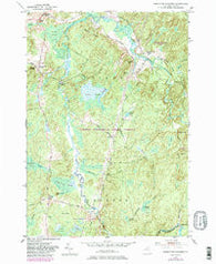 Remington Corners New York Historical topographic map, 1:24000 scale, 7.5 X 7.5 Minute, Year 1951