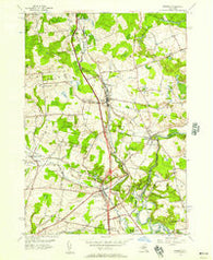 Remsen New York Historical topographic map, 1:24000 scale, 7.5 X 7.5 Minute, Year 1955