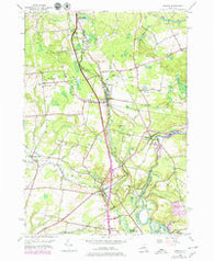 Remsen New York Historical topographic map, 1:24000 scale, 7.5 X 7.5 Minute, Year 1955