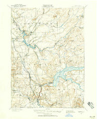 Remsen New York Historical topographic map, 1:62500 scale, 15 X 15 Minute, Year 1897