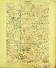 Remsen New York Historical topographic map, 1:62500 scale, 15 X 15 Minute, Year 1900