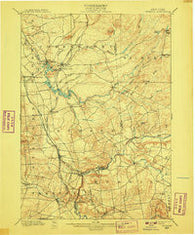 Remsen New York Historical topographic map, 1:62500 scale, 15 X 15 Minute, Year 1900