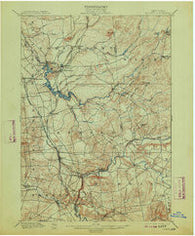 Remsen New York Historical topographic map, 1:62500 scale, 15 X 15 Minute, Year 1900