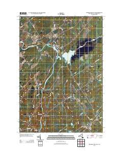 Rensselaer Falls New York Historical topographic map, 1:24000 scale, 7.5 X 7.5 Minute, Year 2013