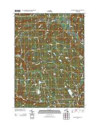 Rensselaerville New York Historical topographic map, 1:24000 scale, 7.5 X 7.5 Minute, Year 2013