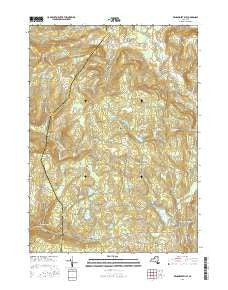 Rensselaerville New York Current topographic map, 1:24000 scale, 7.5 X 7.5 Minute, Year 2016