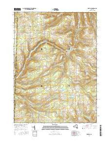 Rexville New York Current topographic map, 1:24000 scale, 7.5 X 7.5 Minute, Year 2016