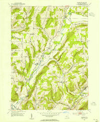 Rheims New York Historical topographic map, 1:24000 scale, 7.5 X 7.5 Minute, Year 1953