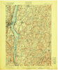 Rhinebeck New York Historical topographic map, 1:62500 scale, 15 X 15 Minute, Year 1898