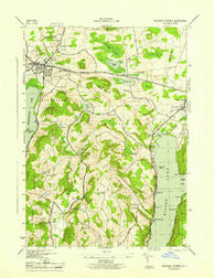 Richfield Springs New York Historical topographic map, 1:31680 scale, 7.5 X 7.5 Minute, Year 1945