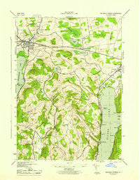 Richfield Springs New York Historical topographic map, 1:31680 scale, 7.5 X 7.5 Minute, Year 1945