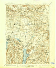 Richfield Springs New York Historical topographic map, 1:62500 scale, 15 X 15 Minute, Year 1903
