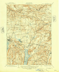 Richfield Springs New York Historical topographic map, 1:62500 scale, 15 X 15 Minute, Year 1903