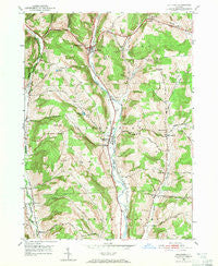 Richford New York Historical topographic map, 1:24000 scale, 7.5 X 7.5 Minute, Year 1950